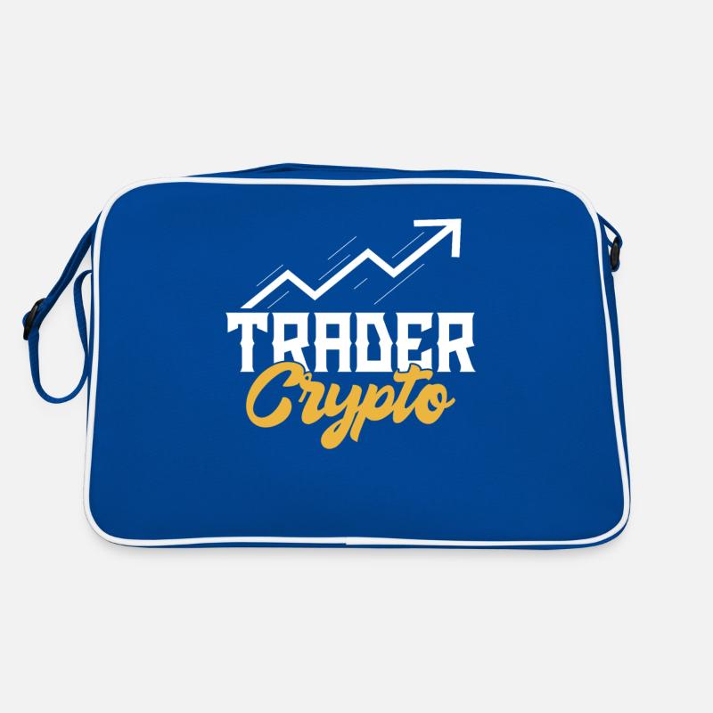 Trader Krypto Traden Crypto Trading Retro Tasche