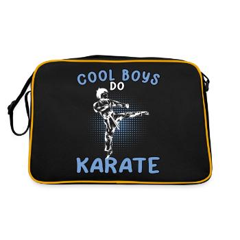 Cool Guys Karaté Karatéka Arts Martiaux Asiatiques - Sac Retro - noir/or - Dos