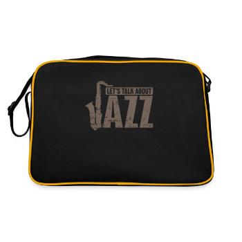 Parlons de Jazz Saxophone Blues - Sac Retro - noir/or - Dos