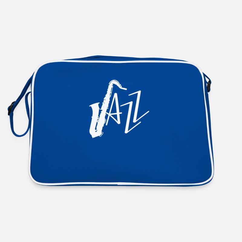 Jazz Saxophone Improvisiert Retro Tasche