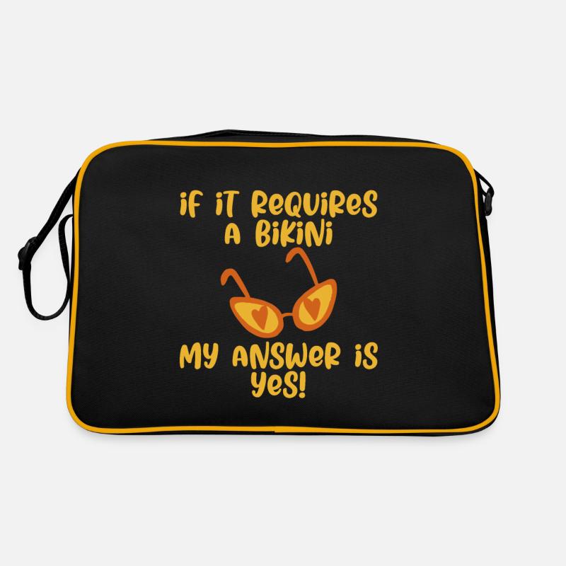 If It Requires A Bikini, My Answer Is Yes 4 Retro Bag