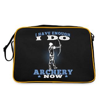 Je peux faire du tir à l’arc Archer - Sac Retro - noir/or - Dos