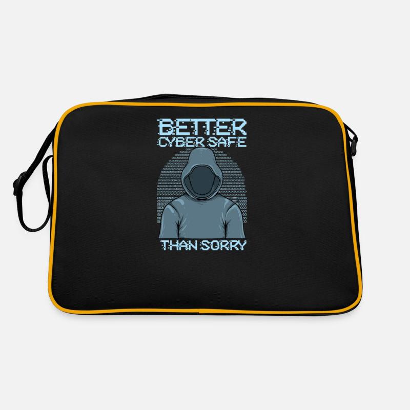 Hacker Programmer Developer Computer Science Retro Bag