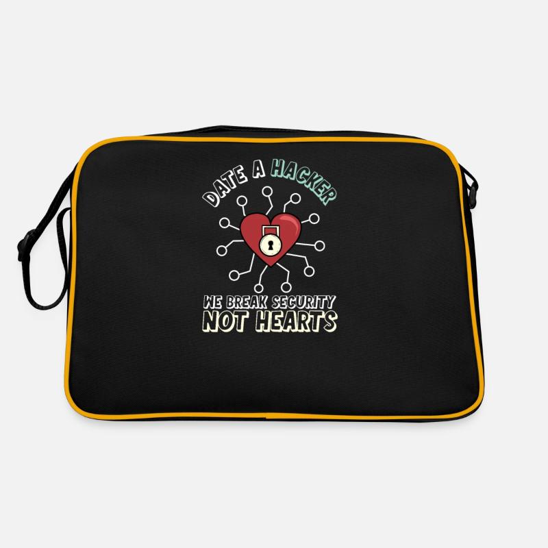 Hacker Programmer Developer Computer Science Retro Bag