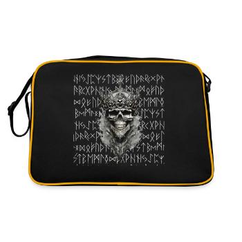 Vikings Rune nordique Vikings Valhalla Vikings - Sac Retro - noir/or - Dos