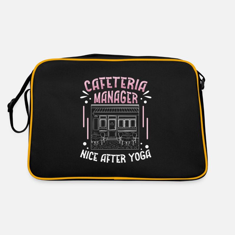 Cafeteria Manager Funny cafeteria management Nice Retro Bag