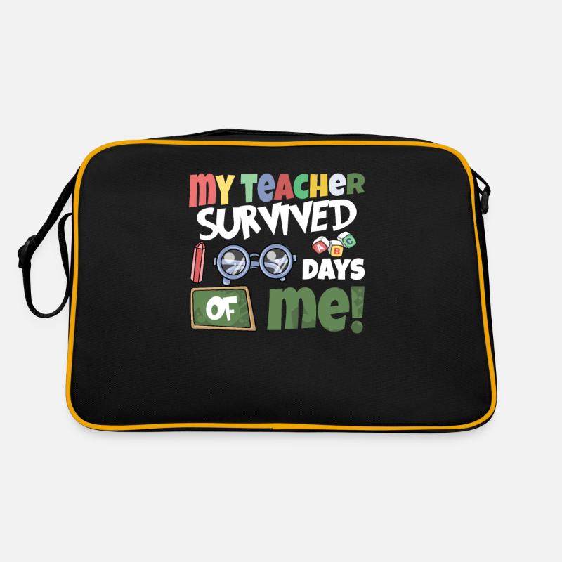 Mon professeur a survécu à 100 jours de moi! Sac Retro