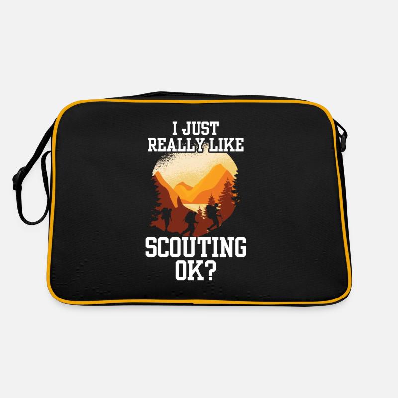 J’aime beaucoup le scoutisme Sac Retro