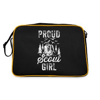 Fiers scouts Camp de tentes Sippe Scouts - Sac Retro - noir/or - Dos