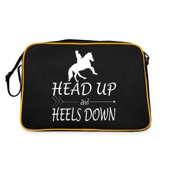 Head up and heels down - - Retro Bag - black/gold - Back
