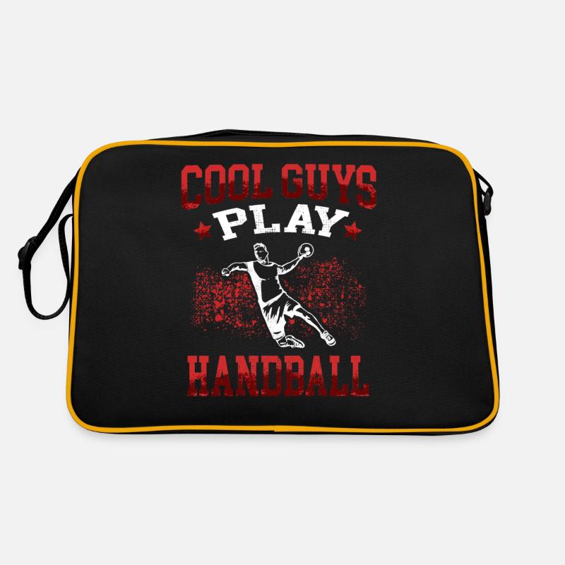 would rather play handball Handball player Retro Bag