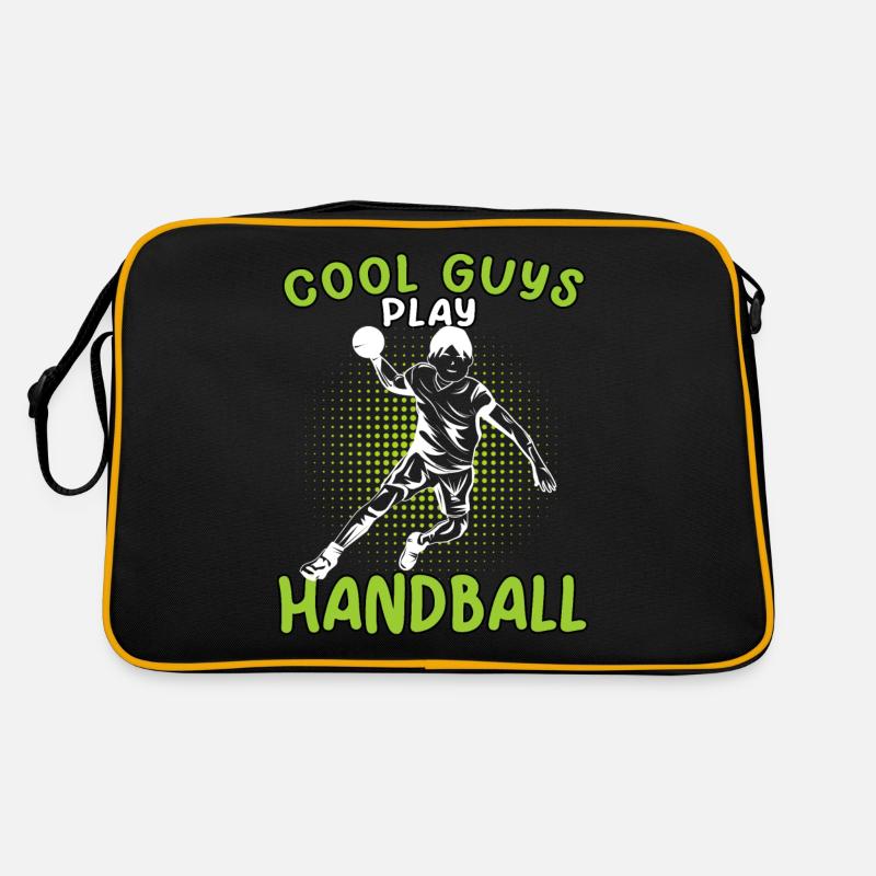 would rather play handball Handball player Retro Bag