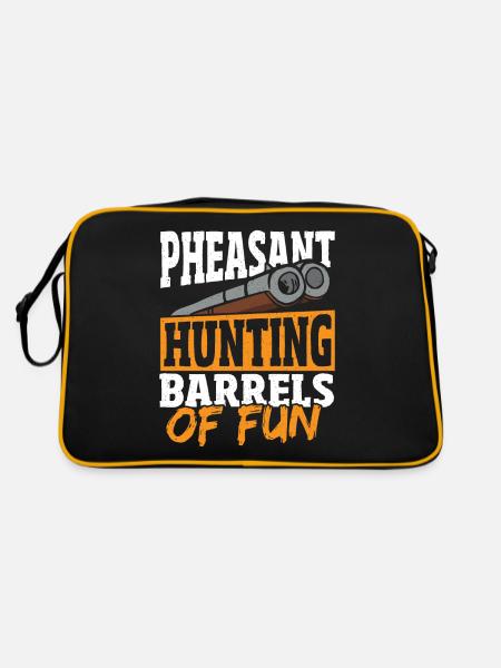 Pheasant Hunting Barrels Of Fun Pheasant Hunter - Retro Bag - black/gold - Back