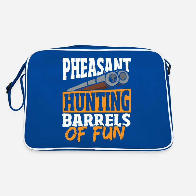 Pheasant Hunting Barrels Of Fun Pheasant Hunter Retro Tasche