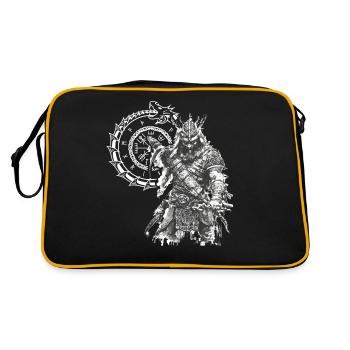 Vikings Rune nordique Vikings Valhalla Vikings - Sac Retro - noir/or - Dos
