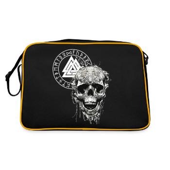 Vikings Rune nordique Vikings Valhalla Vikings - Sac Retro - noir/or - Dos