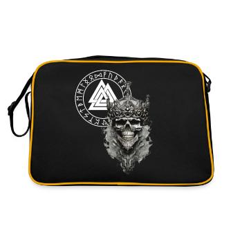 Vikings Rune nordique Vikings Valhalla Vikings - Sac Retro - noir/or - Dos