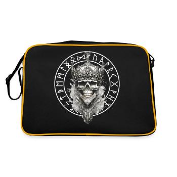 Vikings Rune nordique Vikings Valhalla Vikings - Sac Retro - noir/or - Dos