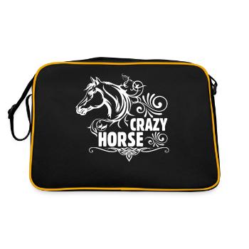Crazy Horse - - Sac Retro - noir/or - Dos
