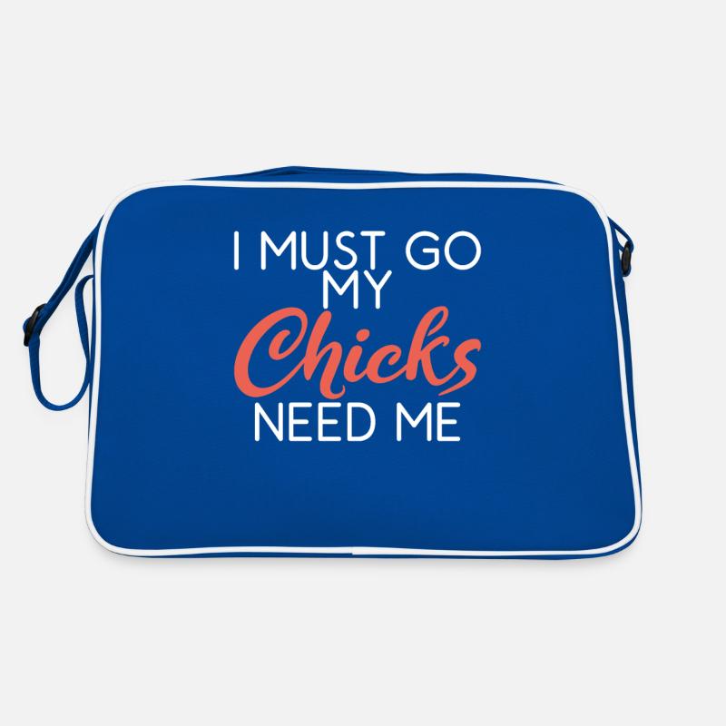Cadeaux de poulet Propriétaire de poulet Sac Retro