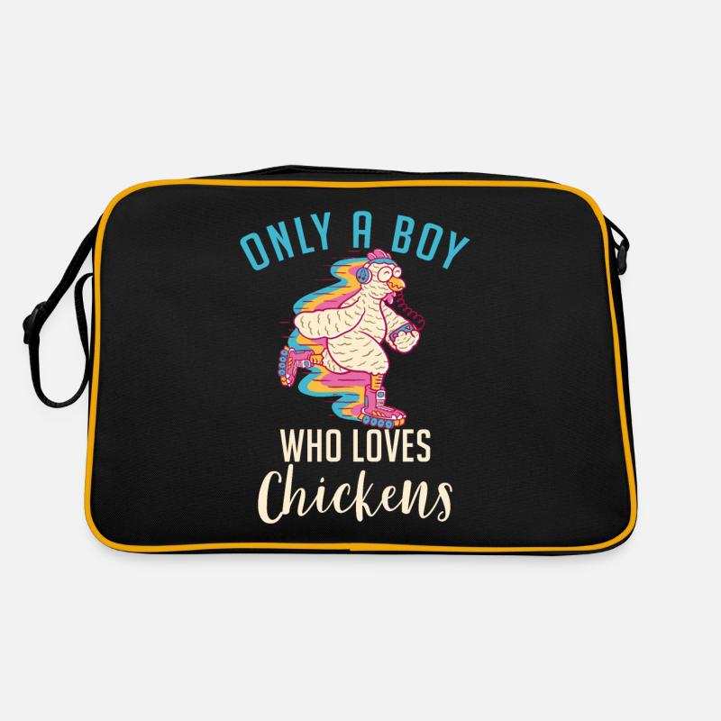 Cadeaux de poulet Propriétaire de poulet Sac Retro