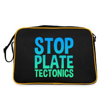 Tectonique des plaques d’arrêt - Sac Retro - noir/or - Dos