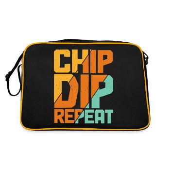 Chip Dip Repeat 11 - Retro Bag - black/gold - Back