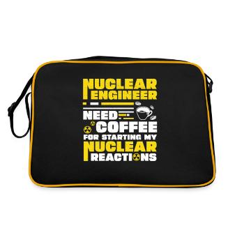 Ingénieur nucléaire qui déclenche mes réactions nucléaires - Sac Retro - noir/or - Dos