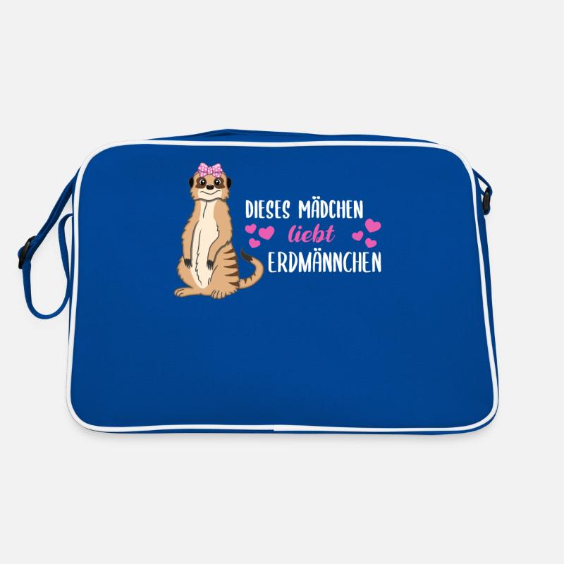 Erdmännchen Spruch Geschenk Damen Mädchen Retro Tasche