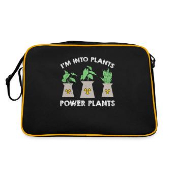 Nuclear engineer in plants, power plants, funny - Retro Bag - black/gold - Back