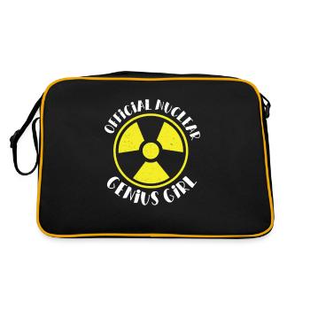 Ingénieur nucléaire Génie nucléaire Fille drôle - Sac Retro - noir/or - Dos