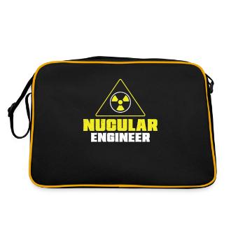 Ingénieur nucléaire Ingénieur nucléaire Drôle - Sac Retro - noir/or - Dos