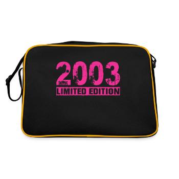 Édition limitée 2003 - Sac Retro - noir/or - Dos