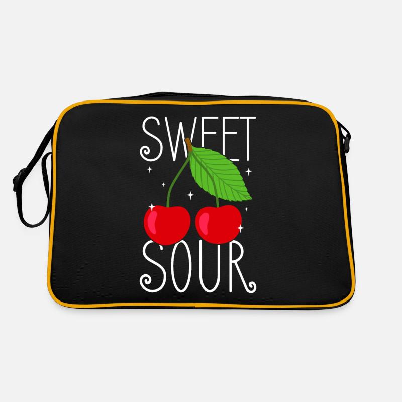 Sour cherries twin siblings design Sac Retro