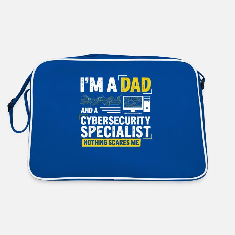 I'm A Dad Funny Cyber Security For Cybersecurity Retro Tasche