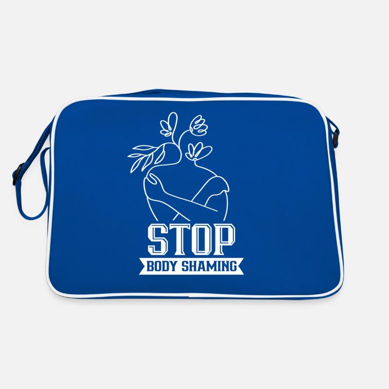 No more body shaming annoying bodyshaming Retro Bag