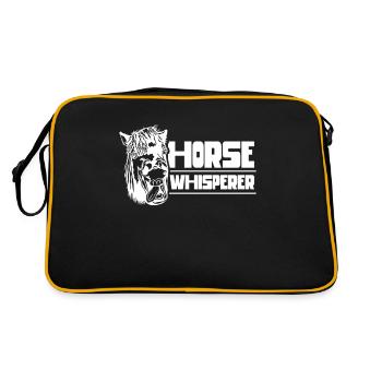 Horse Whisperer Chevaux Whisperer Équitation - Sac Retro - noir/or - Dos