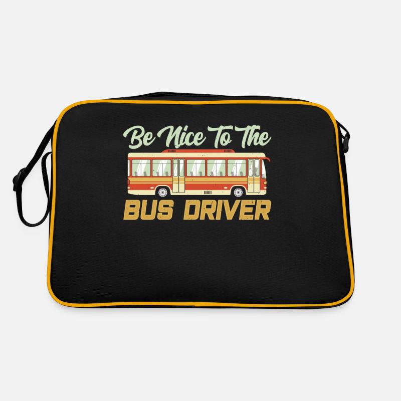Sei Nett Zum Busfahrer Busfahren Reisebus Retro Tasche