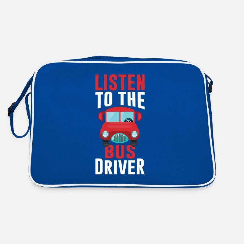 Écoutez le chauffeur de bus conduire l’autocar Sac Retro