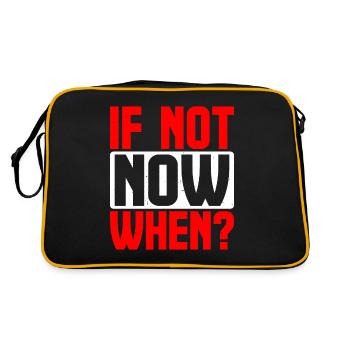 Si ce n’est pas maintenant, quand? 9 - Sac Retro - noir/or - Dos
