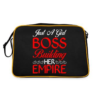 Just A Girl Boss Building Her Empire 5 - Retro Bag - black/gold - Back