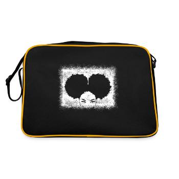 Je suis Afro Black Strong Queen Woman - Sac Retro - noir/or - Dos