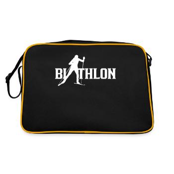 Biathlon Sport Biathlons Biathlète Biathlète - Sac Retro - noir/or - Dos