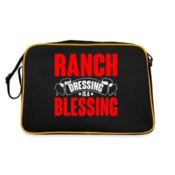 Ranch Dressing Is A Blessing 17 - Retro Bag - black/gold - Back