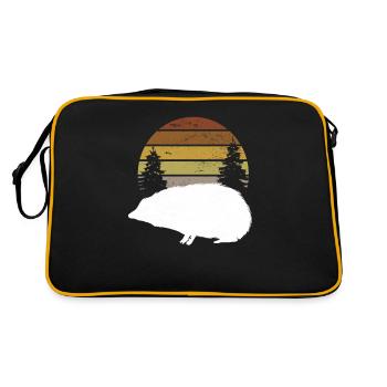 Forêt de hérissons - Sac Retro - noir/or - Dos