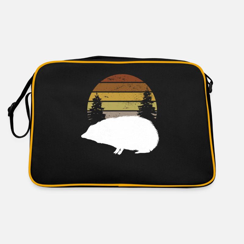 Igel Wald Retro Tasche