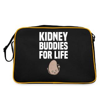 Transplantation rénale Dialyse par don d’organes - Sac Retro - noir/or - Dos