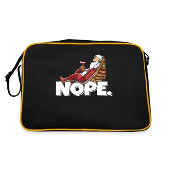 Font Nö Père Noël Père Noël à Cruz Noël - Sac Retro - noir/or - Dos