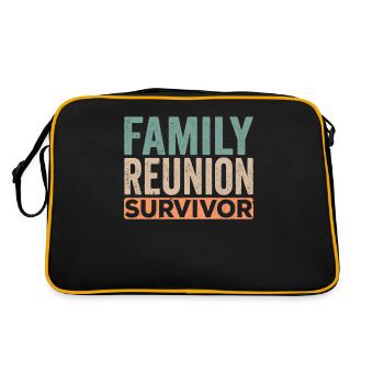 Survivant d’une équipe de regroupement familial - Sac Retro - noir/or - Dos