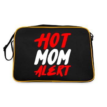 Hot Mom Alert 2 - Retro Bag - black/gold - Back